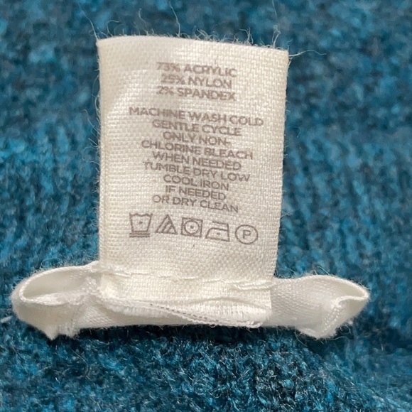 Loft Lounge Teal Green 3/4 Sleeve Sweater - Picture 11 of 11